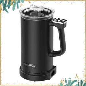 Electric Milk Frother for Coffee & Lattes – Hot & Cold Frothing