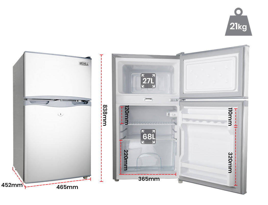 NNEMB 95L Portable Upright Fridge Refrigerator 12V/24V/240V for Motorhome-Caravan - Image 5