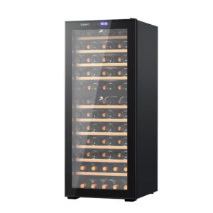 NNEDSZ Wine Cooler Fridge Compressor Dual Zone 80 Bottles
