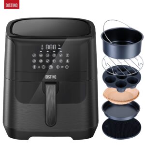 DistinQ AirFryer + Accessories Set 6.5 liters